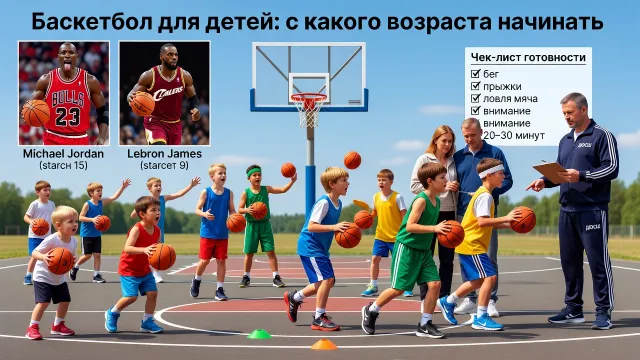С какого возраста можно в баскетбол спорт школу ребенку. Оптимальный возраст для начала занятий баскетболом: Мнение тренеров