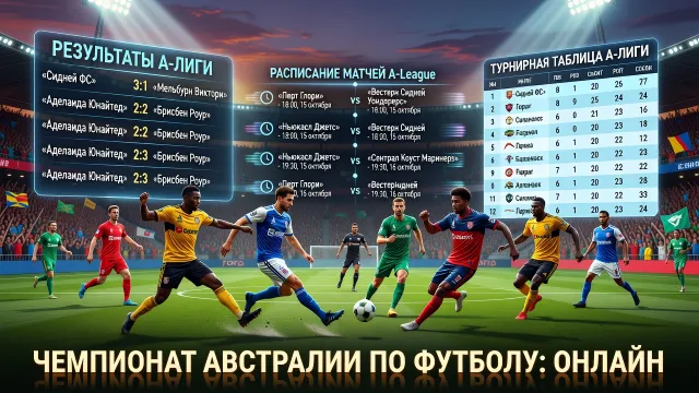 Все о чемпионате Австралии по футболу: результаты А-Лиги, актуальное расписание матчей и турнирная таблица